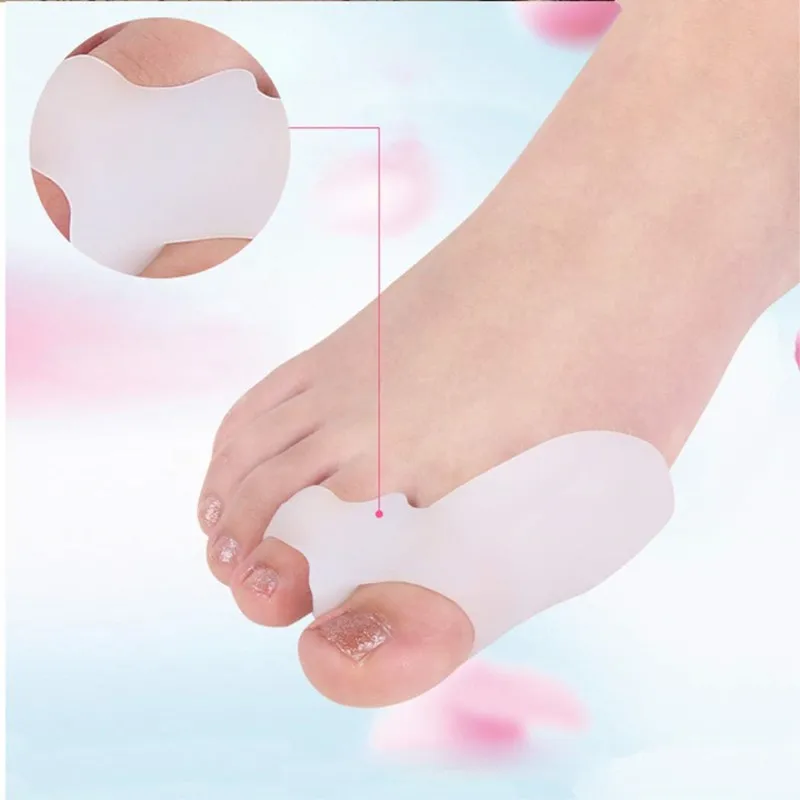 4Pcs=2Pairs Gel Foot Care Tool Bunion Corrector Bone Big Toe Protector Hallux Valgus Straightener Toe Spreader Pedicure 4Pcs=2Pairs Gel Foot Care Tool Bunion Corrector Bone Big Toe Protector Hallux Valgus Straightener Toe Spreader Pedicure