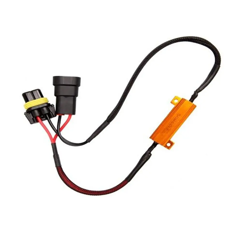 1 шт. DC12V 50 Вт Жгут проводов 9005 9006 противотуманная тонкая проволока светодиодная противотуманная фара кабель Автомобильная Модернизация транспортного средства Аксессуары