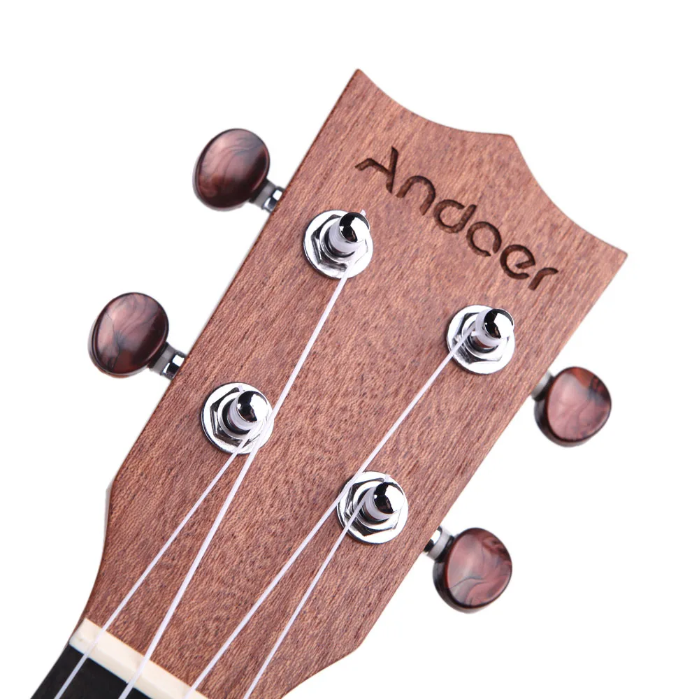23 ''компактный Ukelele Гавайская ель палисандр гриф мост Aquila концертный струнный инструмент со встроенным эквалайзером