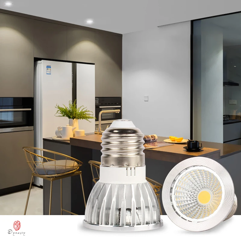 

Ultra Brightness LED Spotlight Bulbs COB E26/E27 Holder 3W/5W/7W/9W/10W/12W Premium Quality Instead of Halogen Lighting Fixture