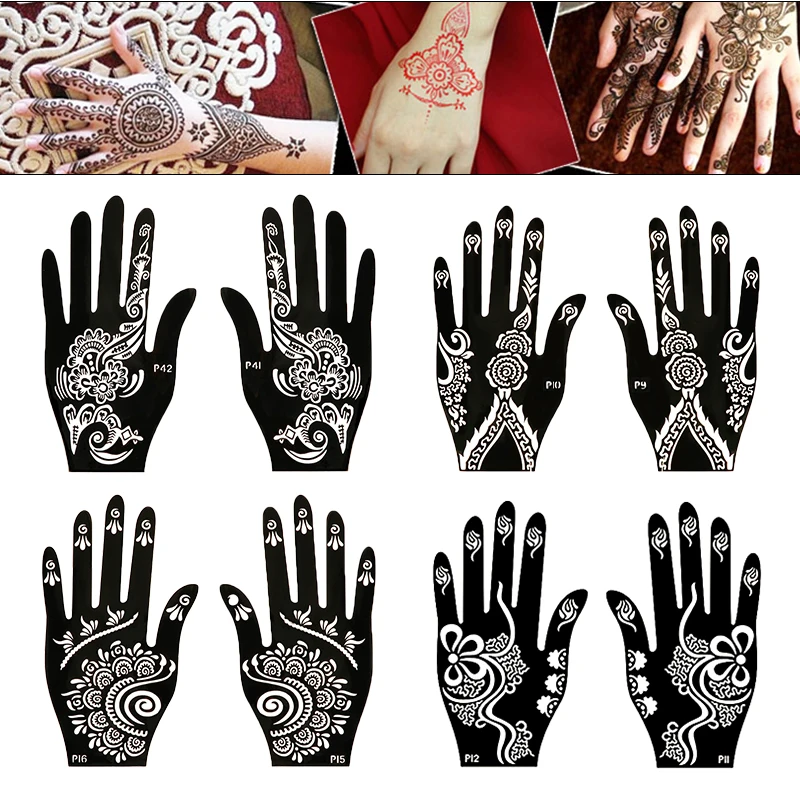 CALCOMANÍA DE MANO Temporal Estilo Plantillas De Tatuaje Hágalo