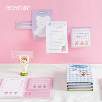 

Sumikko Cute Student Memo Pad Cartoon Cute Sticky Notes Multi Folding Writing Pads Label Mark Kawaii Stationery School Supply