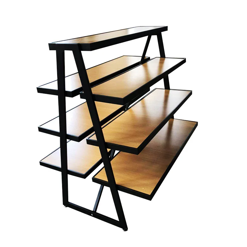 

Wholesale Wood Shelf Coat And Cap Accessories Display Cabinet Cosmetics Multilayer Shelf Manufacturers Customizable