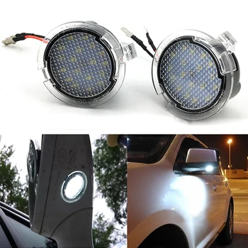

Niscarda Pair Side Mirror Puddle Lights For ford Edge Fusion Flex Explorer Mondeo Taurus F-150 Expedition Super bright Auto Lamp