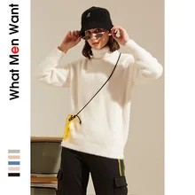^#Cheap IVRESSE Couple Dress Solid Wool Fleece Knitted Sweater Men Turtleneck Rib Sleeve Warm Pullovers Male Casual Autumn Winter Jumper ^#Cheap IVRESSE Couple Dress Solid Wool Fleece Knitted Sweater Men Turtleneck Rib Sleeve Warm Pullovers Male Casual Autumn Winter Jumper