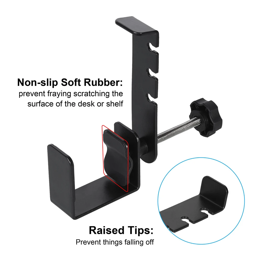 Wall Mounted Headset Holder Hanger Headphone Bracket Under Desk Hook Earphone Stand Holder for Earphones Accessories