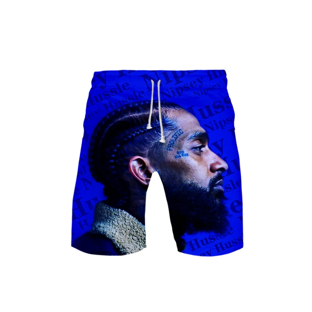 Пляжные шорты с 3D принтом Nipsey hussle новые летние быстросохнущие пляжные повседневные шорты в стиле хип-хоп для подростков пляжная одежда