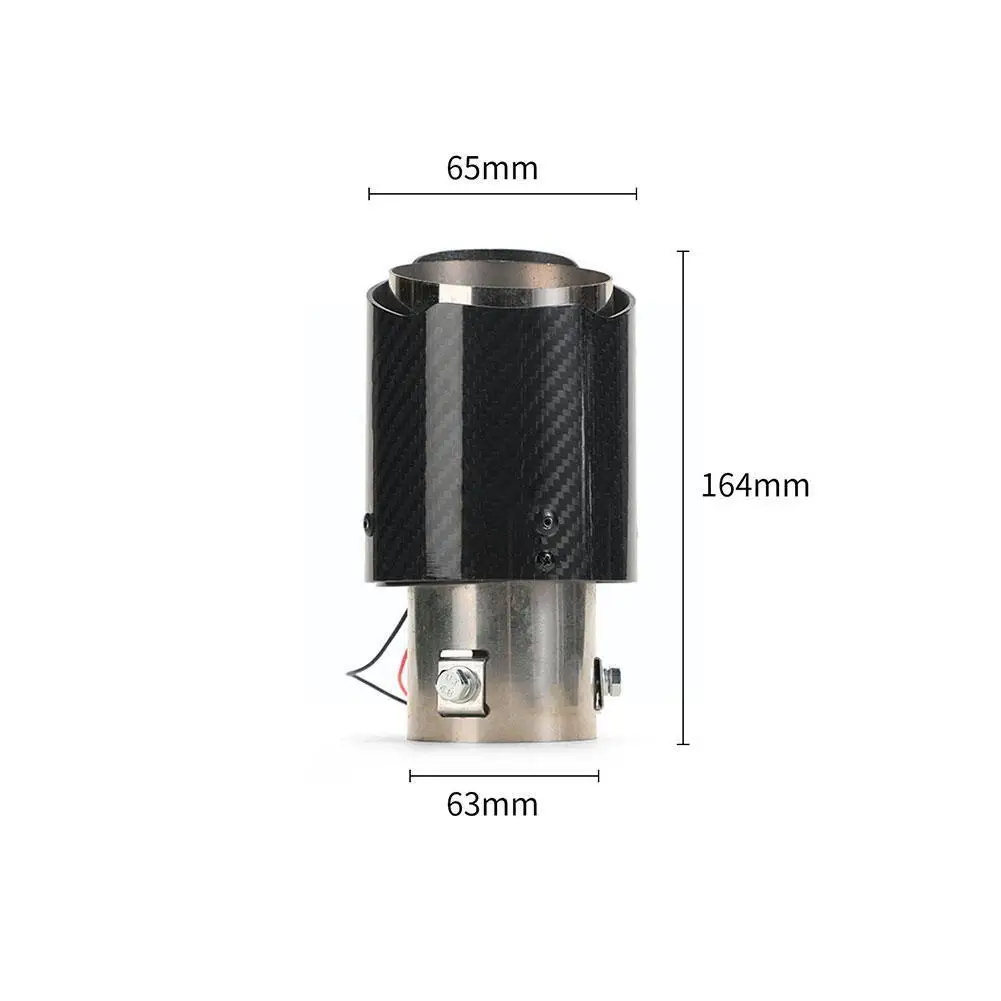 Universal Car LED Exhaust Muffler Tip Pipe Jet Tail Flaming