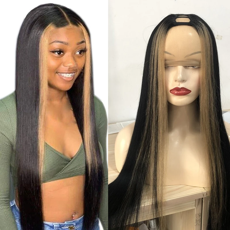 Honey blonde u part wig Clearance