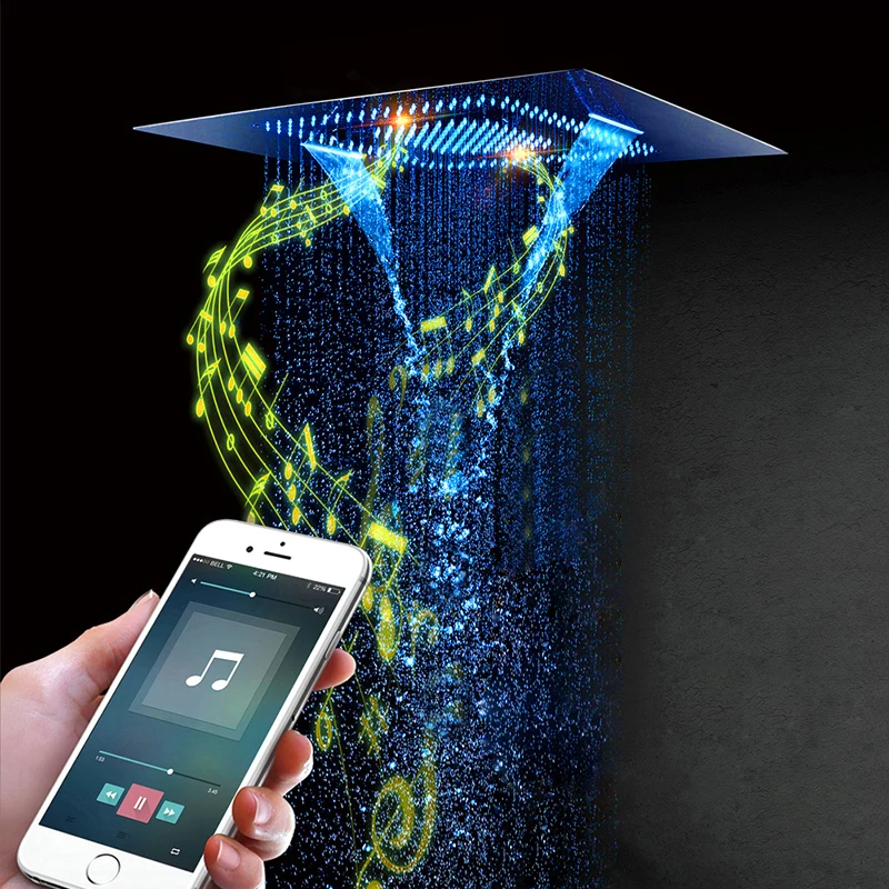 Музыка Showerhead пульт дистанционного управления или телефон водопад со