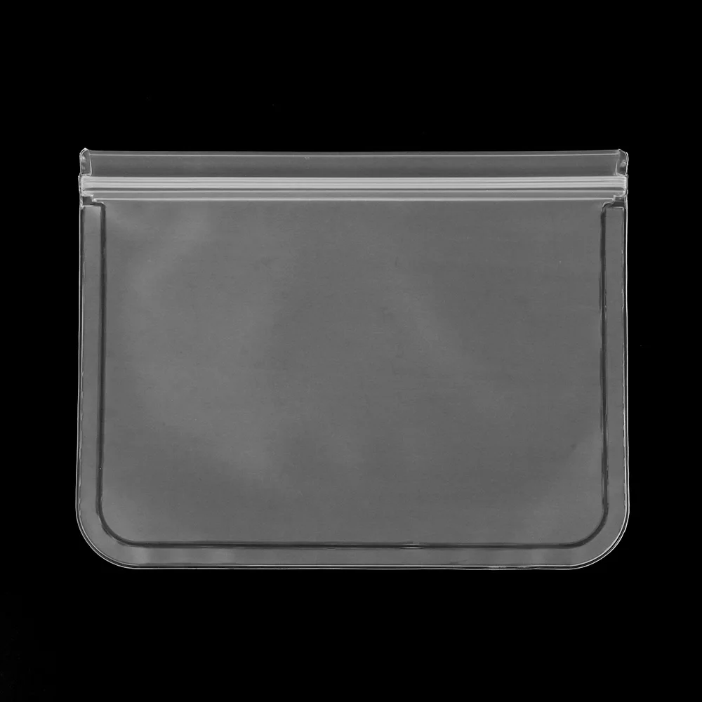 1PCS 20x26cm 1/3 шт. силиконовых кейсов Ziplock контейнеры Фрукты Мясо молочный продукт для хранения пакет пакеты для сэндвича вакуумную упаковку Карманный чехол Кухня расходные материалы - Цвет: 1PCS 20x26cm