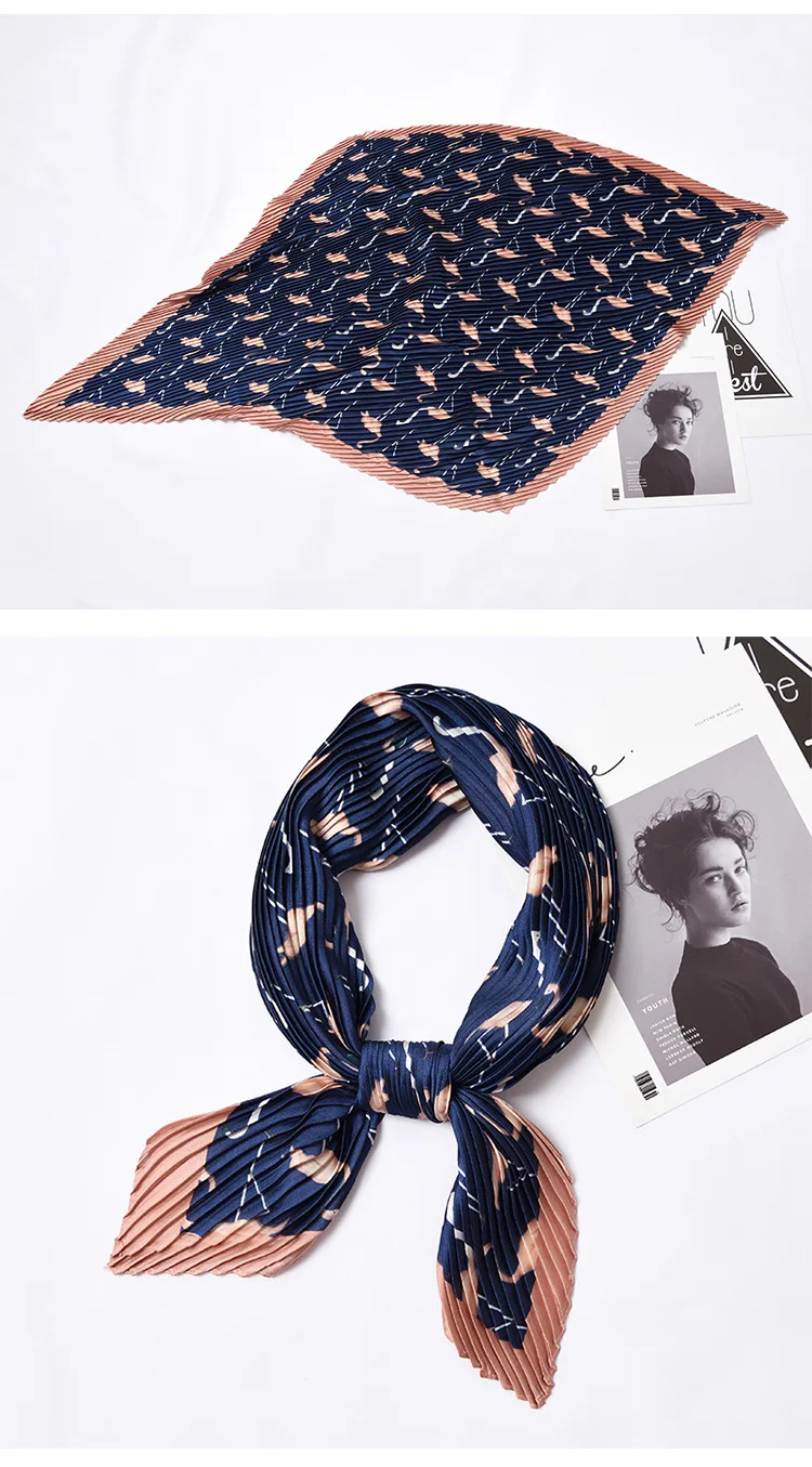 Горячая Распродажа маленький квадратный атласный шарф искусственный шелковый шарф женский элегантный женский платок аксессуары для бандан