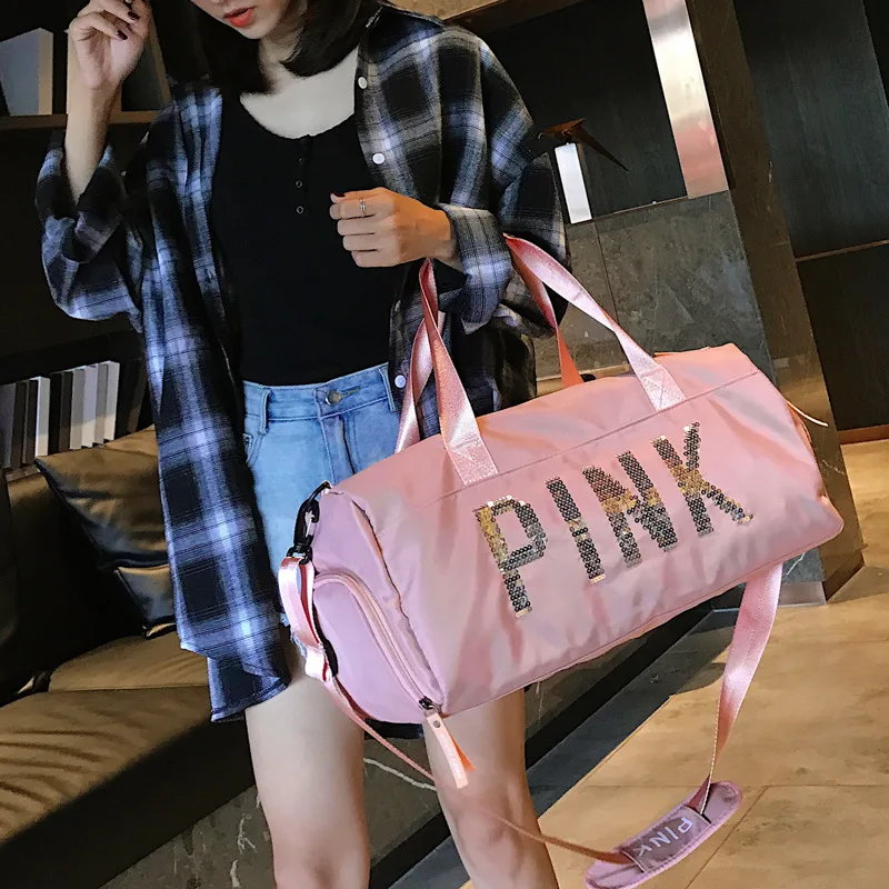 Bolsa de viaje para exteriores, bolso de nylon de gran capacidad, impermeable, para almacenamiento de zapatos, de larga distancia, europeo y americano, novedad de 2021