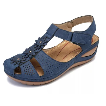 

Women Wedge Gladiator Sandals Women Shoes Peep Toe Bohemia Flip-Flop Ankle Strap Casual Outdoor Hiking Slip on Zandalias Mujer