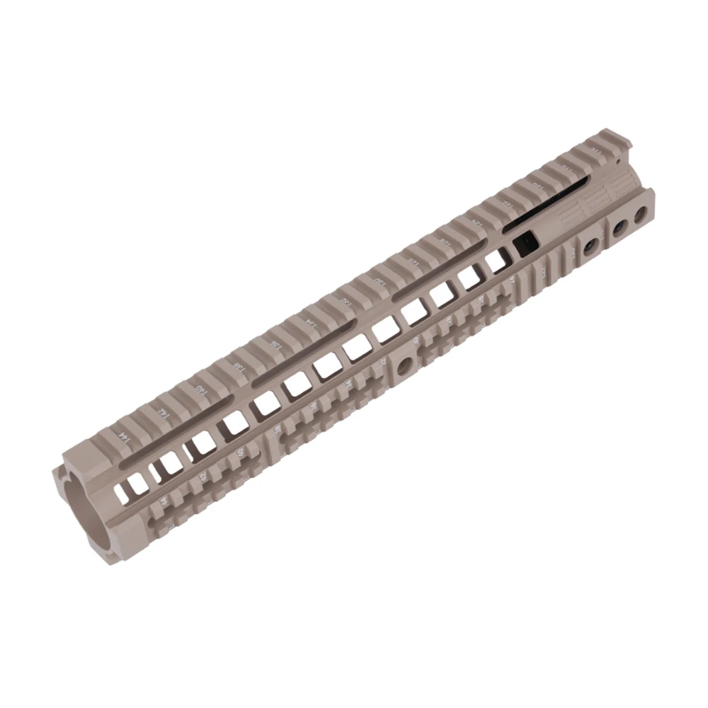 " 7" 1" 12" алюминиевое пальто анодированный M-LOK мод Lite Handguard рельсовая система для AR AEG Airsoft пневматические пистолеты M4 M16 Пейнтбольные аксессуары - Цвет: 12inch Sand
