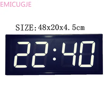 

Thermometer Hanging Clock Airport/station/outdoor Full Size Wall ClockRemote Electronic LED Wall Clock Large Screen Digital