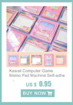 Kawaii мультяшный блокнот для заметок креативный милый липкий блокнот планировщик для скрапбукинга офисное украшение канцелярские принадлежности 02123