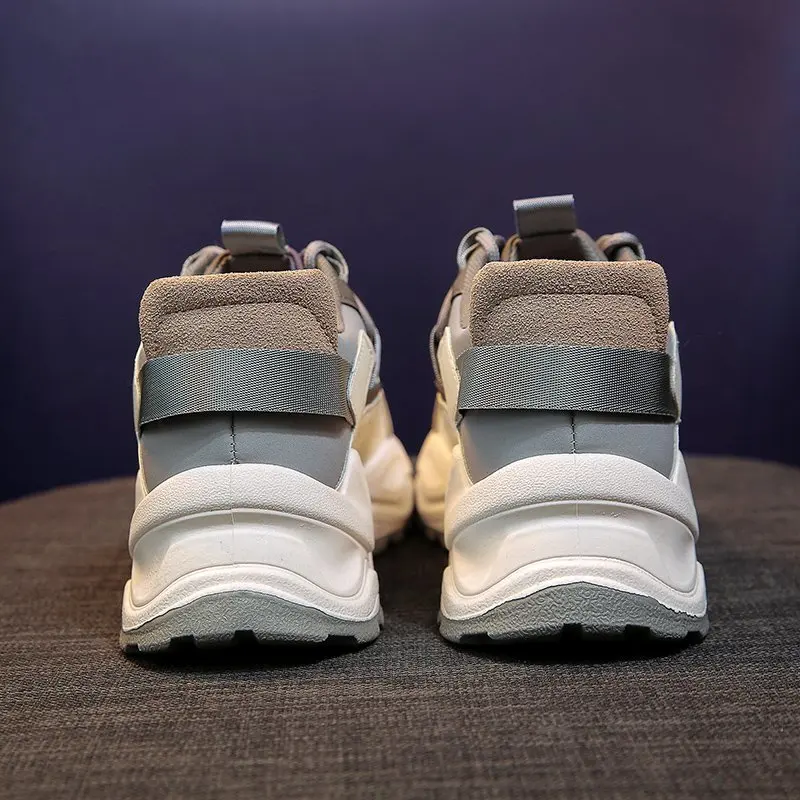 Women's Shoes Breathable New Autumn Thick Bottom All-match 2021 Patchwork Sneakers Women Non Slip Woman Sneakers Platform Tennis