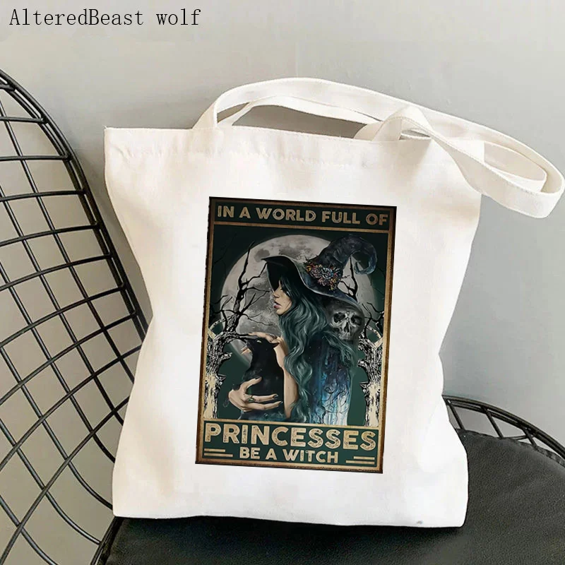 Women Shopper bag Cat Newspaper Toilet Printed Bag Harajuku Shopping Canvas Shopper Bag girl handbag Tote Shoulder Lady Bag