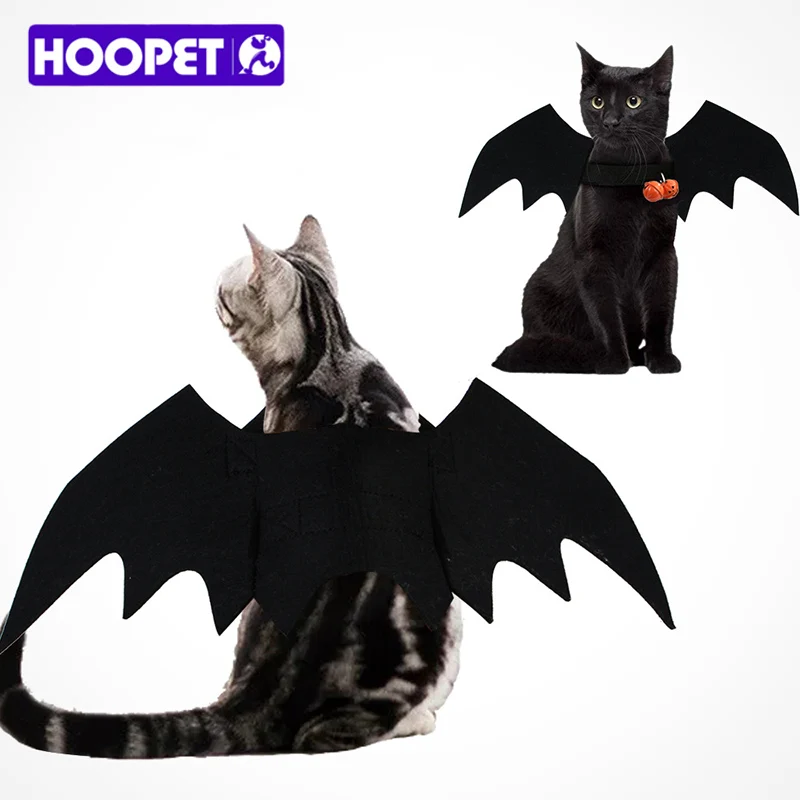 HOOPET Хэллоуин для домашней собаки кошка летучая мышь костюмы с крыльями