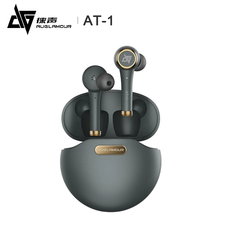 AUGLAMOUR AT-1 TWS Ture беспроводной Bluetooth 5,0 Динамический драйвер наушники-вкладыши с IPX5 Водонепроницаемый Smart touch