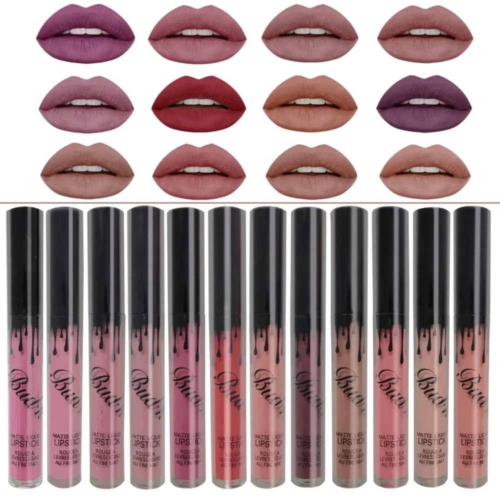 Бутон к бренд liquid Kyliejenner губная помада блеск сексуальный цвет водонепроницаемый стойкий мат блеск ручка Макияж матовая губная палочка