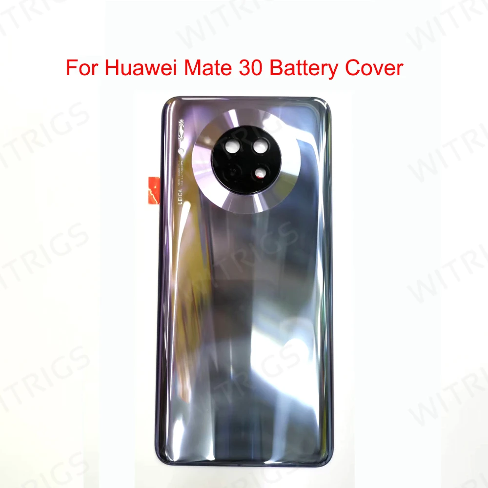 Для huawei mate 30 крышка батареи задняя крышка корпус Корпус чехол с камерой стекло объектив Witrigs