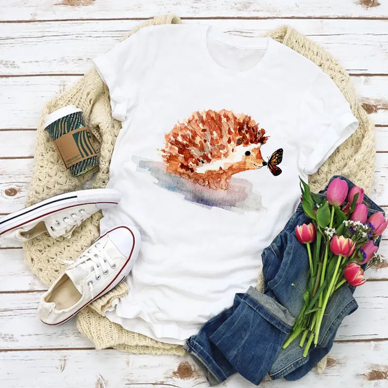 Woman Pattern T-shirt Witch Coffee Cartoon Fashion Summer Plus Size T-shirt Top Harajuku T-shirt Ladies Clothes Woman Pattern T-shirt Witch Coffee Cartoon Fashion Summer Plus Size T-shirt Top Harajuku T-shirt Ladies Clothes