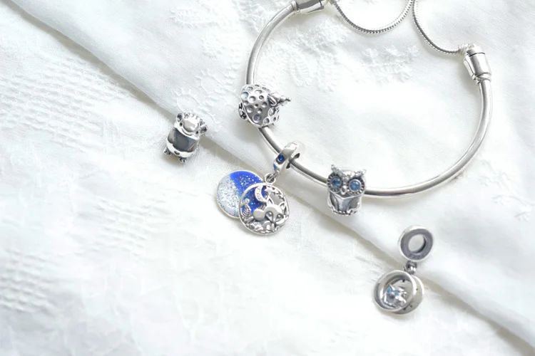 Новое поступление серебряные бусины 925 пробы Nino Ежик талисманы подходят к оригиналу Pandora Браслеты для женщин DIY ювелирные изделия