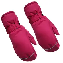 Унисекс Зимние теплые перчатки полный варежки с прорезями для пальцев для катания на лыжах сноуборде велоспорта 85WA