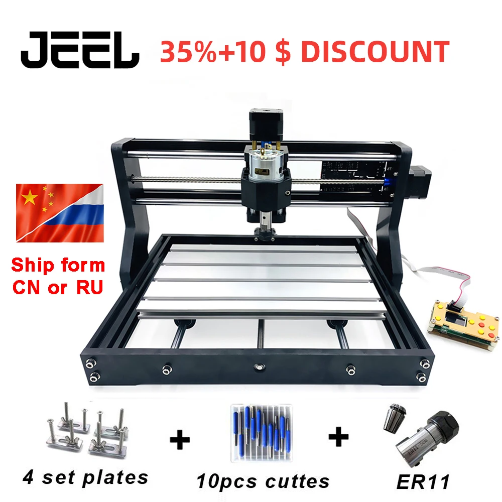 Prix DIY CNC 3018 Pro GRBL, 3 Axe PCB fraiseuse, Bois Routeur De Gravure Laser, CNC3018 Peuvent Travailler Hors Ligne Bakélite Machine