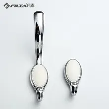 Белый керамический крючок из цинкового сплава для одежды, один крючок для обуви и одежды, крючки для стены шкаф для одежды, американский стиль, Северный европейский стиль