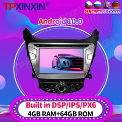 Android 10 para Hyundai ELANTRA 2011   2013 Auto Radio Multimedia reproductor de vídeo navegador estéreo GPS accesorios de Auto 2din SIN dvd
