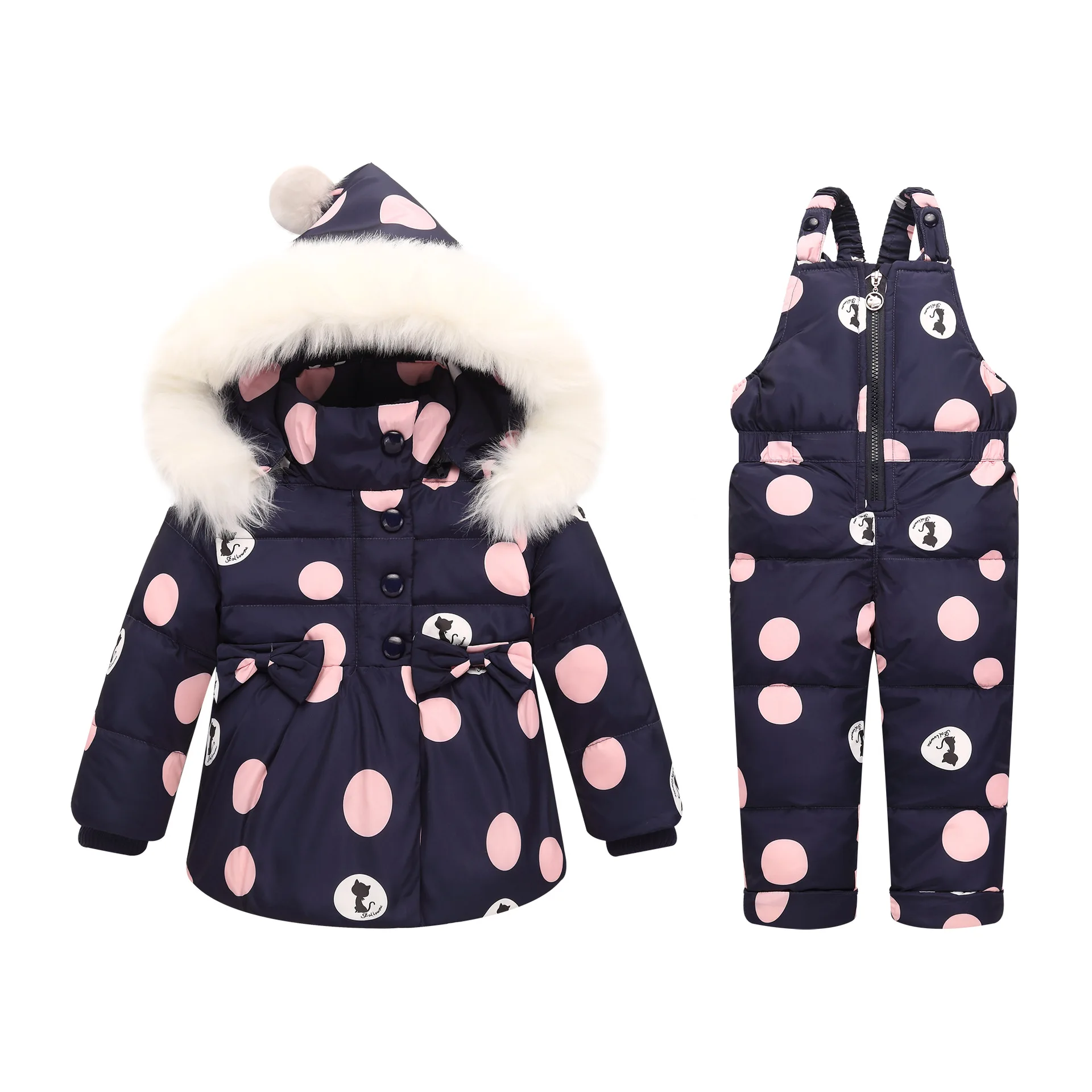 girls footless snowsuit