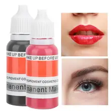 Краска для татуажа, профессиональная линия для глаз, чернила для татуажа бровей, долговечная быстрая окраска, пигмент для татуажа, 15 мл, пигмент для микроблейдинга