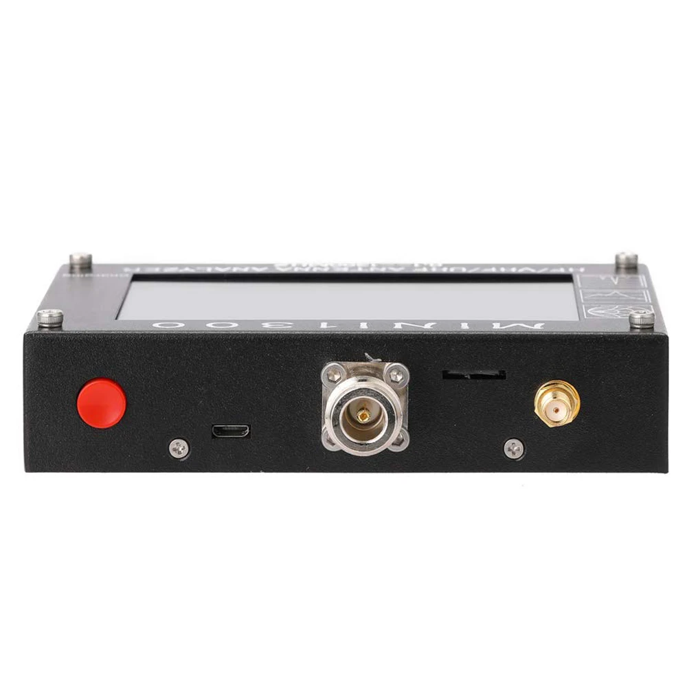 Mini1300 4.3 Inch Digital Display Touching Screen TFT LCD 0.1-1300MHz HF VHF UHF ANT SWR Antenna Analyzer Meter