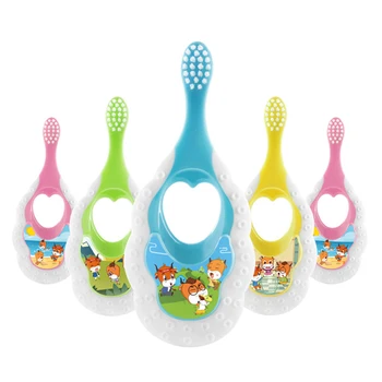 

Anti Slip Handle Children Cartoon Toothbrush Baby Soft-bristled Toothbrush Kids Training Toothbrush For Toddler Dental Oral Care