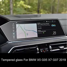 Película protectora de vidrio templado para coche, Protector de pantalla de navegación, tablero de instrumentos, para BMW X5, X6, X7, G05, G06, G07, 2019, 2020