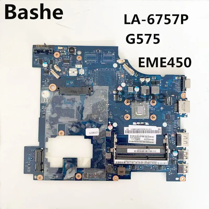 

For Lenovo G575 laptop motherboard Eme450 CPU integrated graphics card LA-6757P complete full test