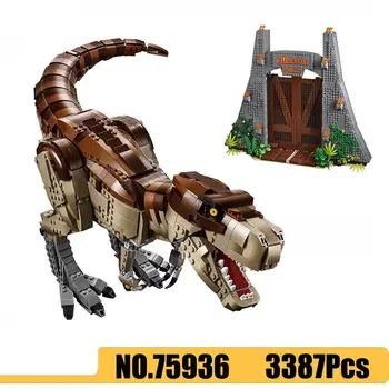 

Compatible Legoinglys Jurassic World T.REX RAMPAGE Building Blocks 2 Movie Series 75936 Dinosaur Figures Bricks Toys Kids Gift