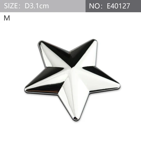 Car Stickers Badge Emblem 3d Metal Decoration Love Star Styling Decal For Car Body DIY Exterior Motorcycle Accessories