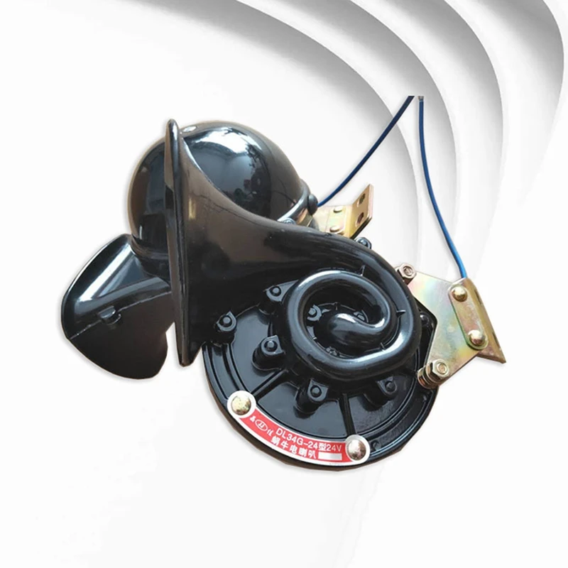 Loud 12V Electric Snail Air Horn Sound for Car Motorcycle Truck Boat