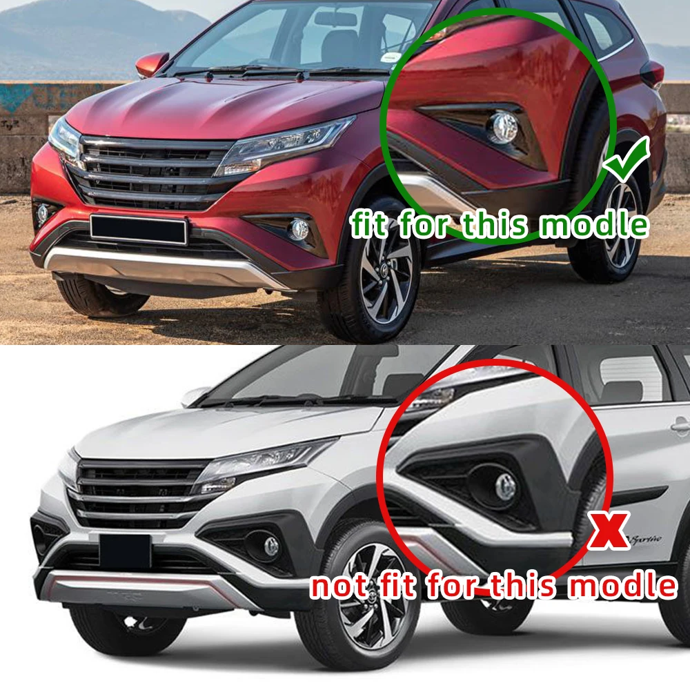 Автомобильная проблесковая 2 шт. Светодиодный дневной светильник для Toyota Раш автомобильные аксессуары Водонепроницаемый 12 В DRL Противотуманные фары украшения