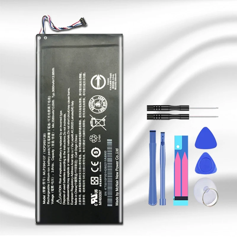 Новый высококачественный аккумулятор 3680mAh MLP2964137 для acer lconia One 7 B1 730 730HD A1402