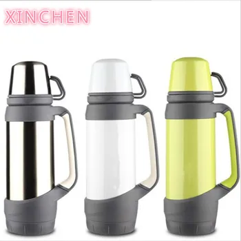 

New Vacuum Flasks Thermoses Stainless Steel 1.2L Big Size Outdoor Travel Cup Thermos Bottle Thermal Coffee Thermoses Cup