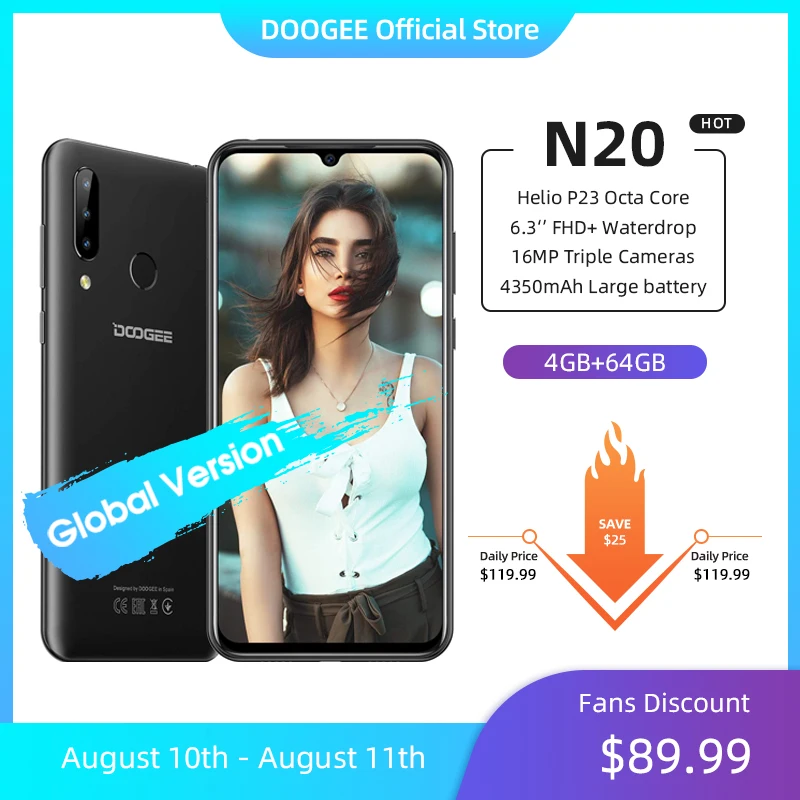 смартфон doogee n20 смартфон doogee n20