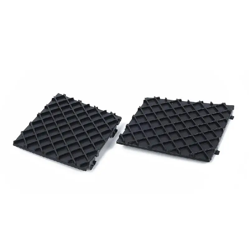 Black Front Bumper Lower Mesh Grill Trim Cover Pair Left Right For BMW E60 E61 M Sport Exterior Accessories Replacement Parts