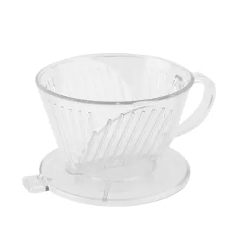 

New PP Resin Coffee Filter Cup Coffee Drip Bowls Manually Follicular Filters Coffee Tea Tools
