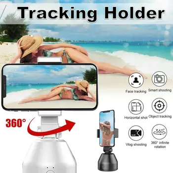 

Smartphone Gimbal Stabilizer Smart Shooting Phone Holder Rotation Tripod Auto Face Tracking Selfie Stick Compatible Android iOS
