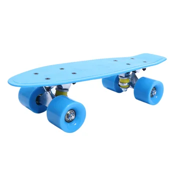 

1PC 42CM Skateboard Four-wheel Scooter Outdoor Skateboard Toy for Children Kids (Sky-blue)